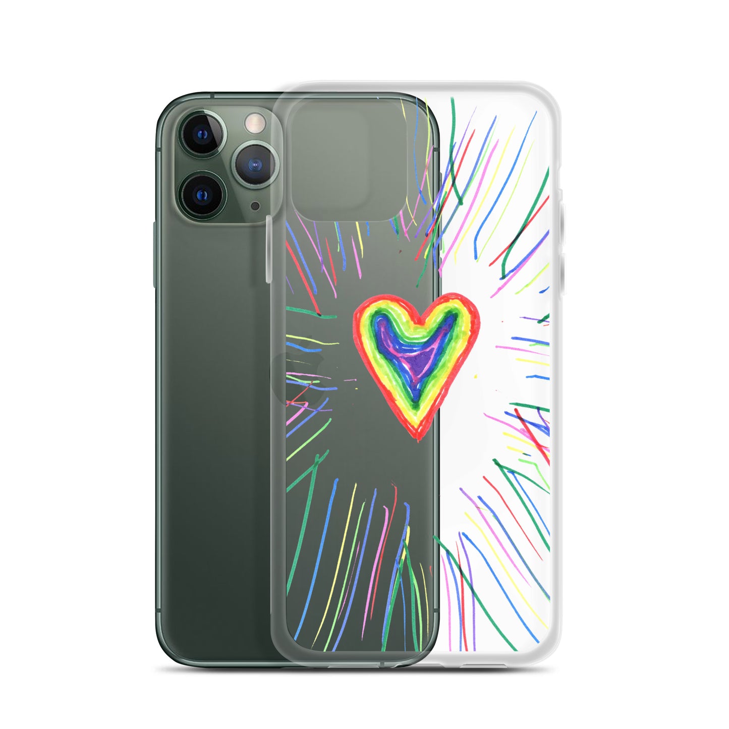 Heart Collection - Clear Case for iPhone®