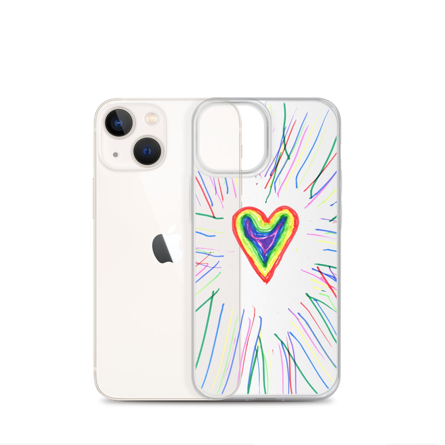 Heart Collection - Clear Case for iPhone®