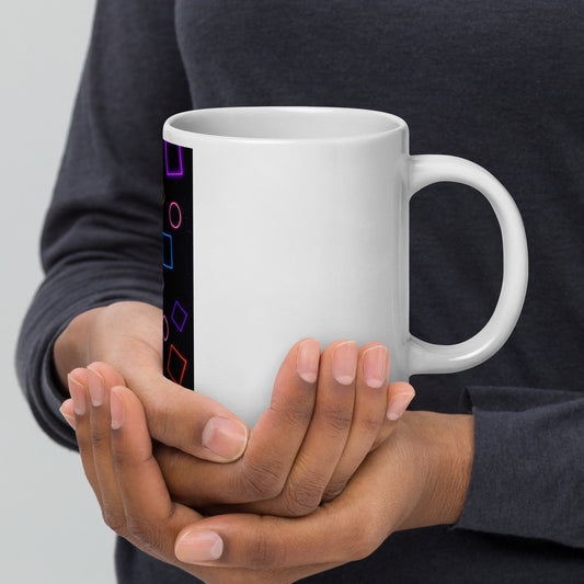 Game Controller White glossy mug